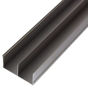 Комплект направляющих для дверей Spaceo 2062 мм алюминий цвет шампань