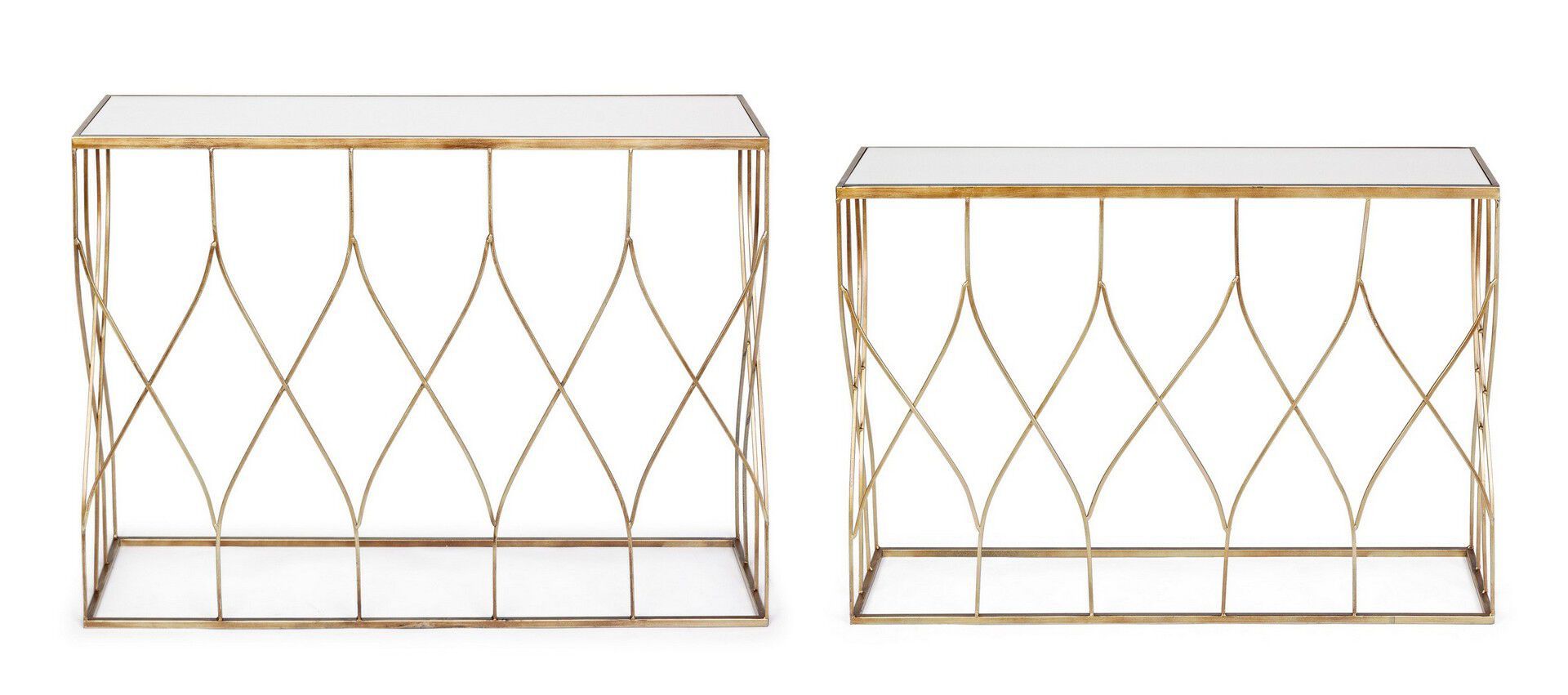 Прямоугольный стальной консольный стол с порошковым покрытием BIZZOTTO Elenor ARCH-00067132 - Вид №3