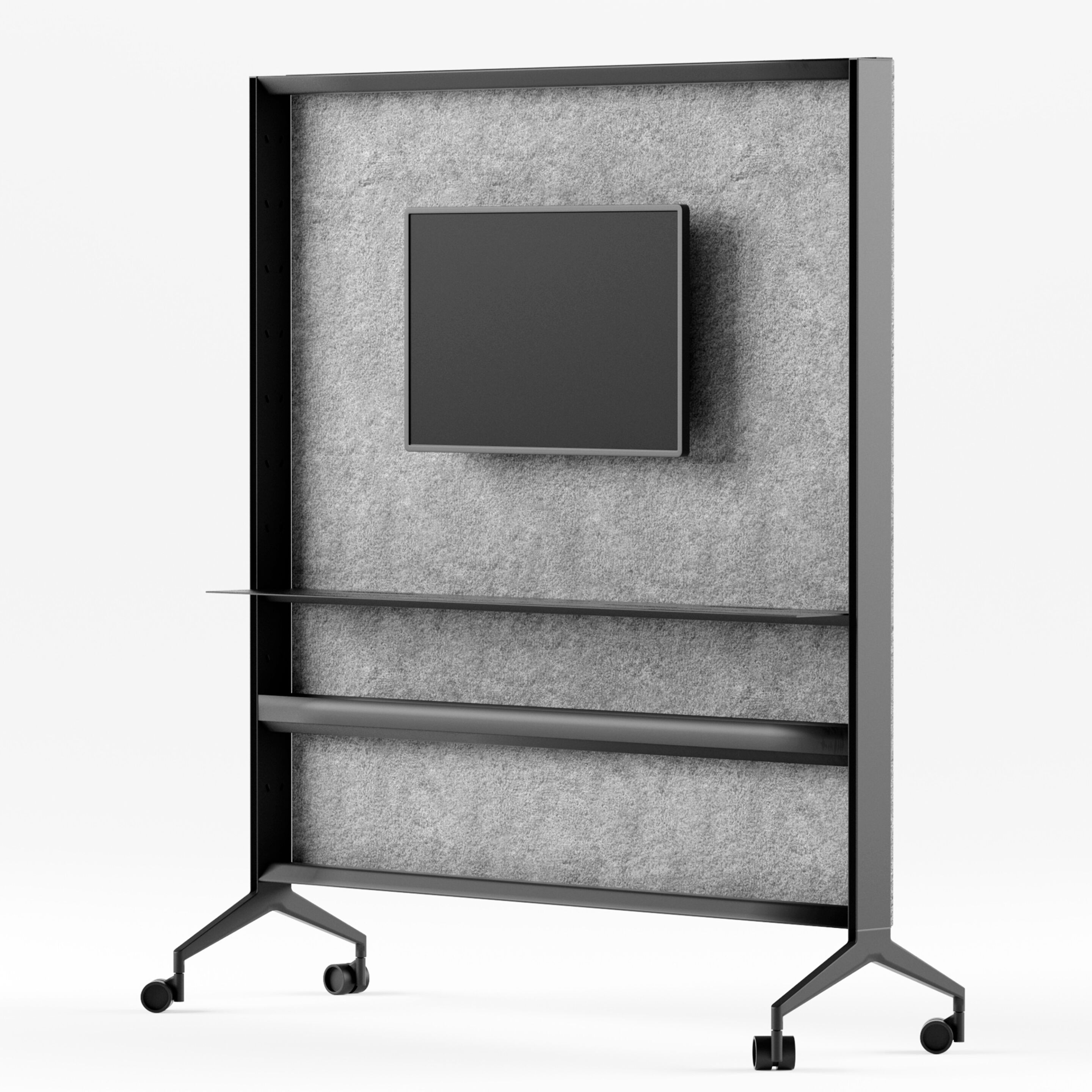 Мультимедийный тотем / офисная перегородка из алюминия и войлока Alias Aline Work ARCH-00151411