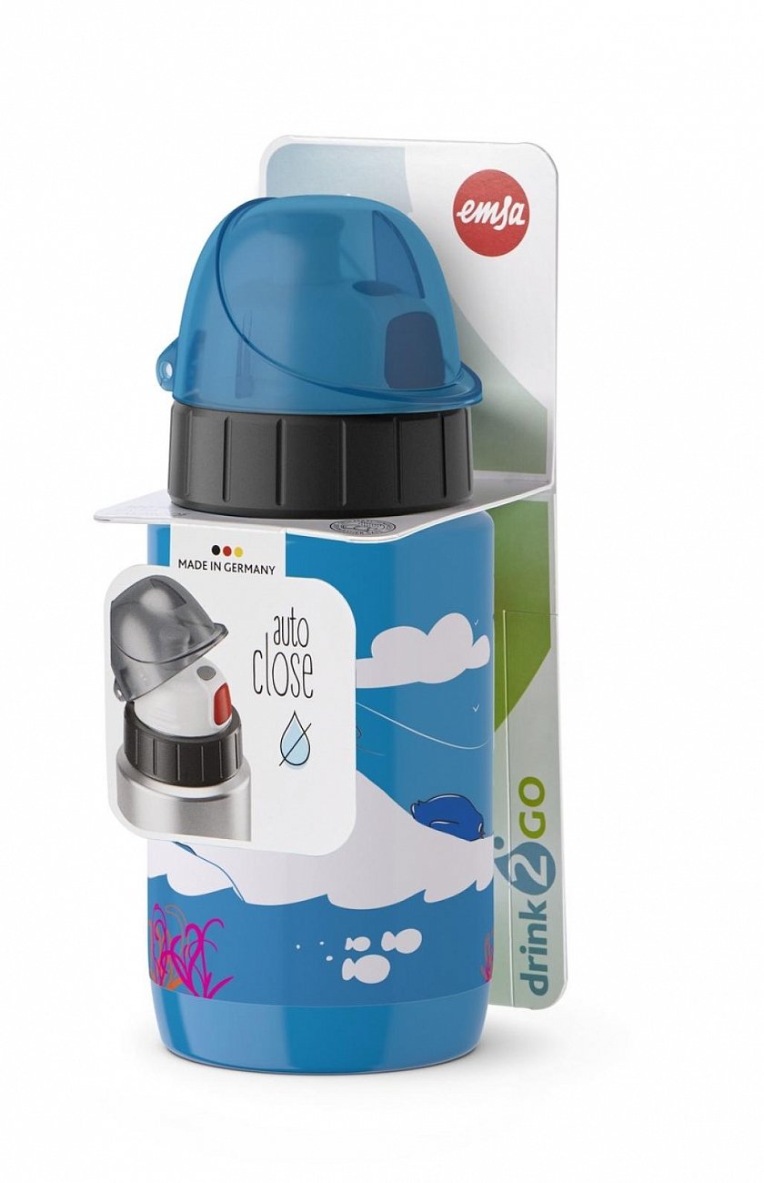 Термофляжка детская голубая 0,4 л "Пингвин" EMSA ДИЗАЙНЕРСКИЕ 00-3951777 Синий  - Вид №1