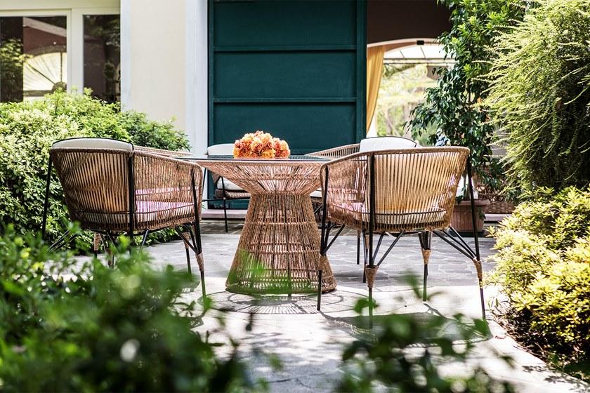 cbdesign Садовый стул из синтетического волокна с подлокотниками Lodz N068n1 - Вид №12