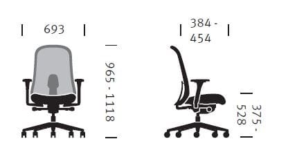 Эргономичный поворотный офисный стул с подлокотниками Herman Miller белье ARCH-00089358 - Вид №10