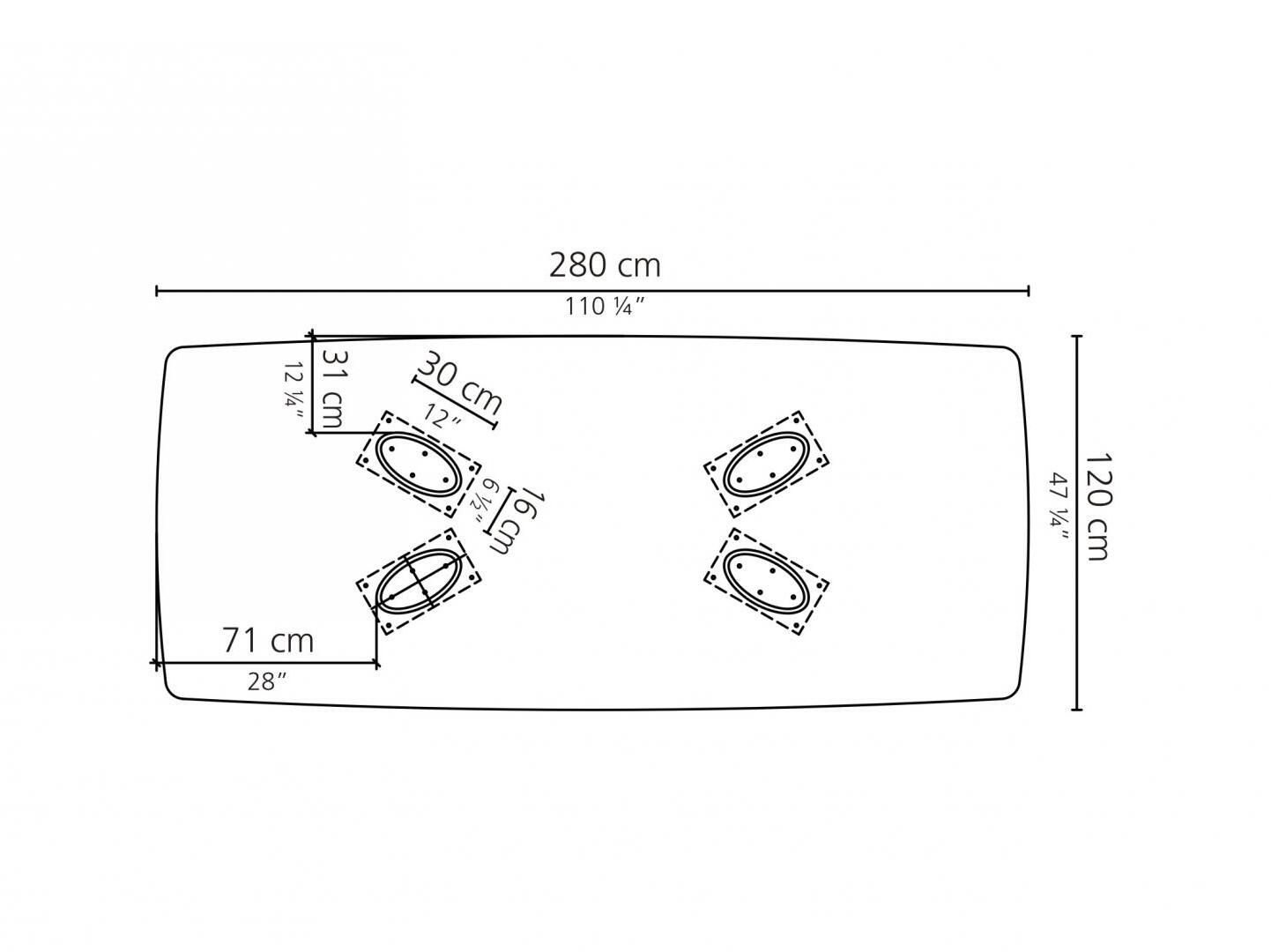 Прямоугольный мраморный стол Casamilano Arne ARCH-00034333 - Вид №11