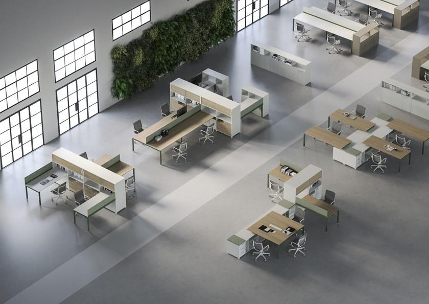 Archiutti Рабочая станция со встроенной полкой Float office sun-id-1362186 - Вид №3