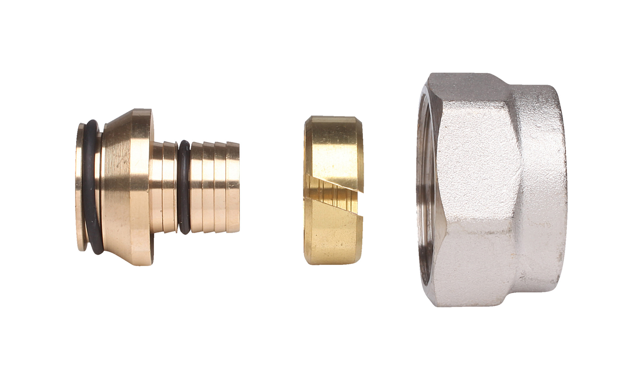 Danfoss Фитинги для полимерных труб (PEX) Уплотн. фитинги PEX 15х2.5 G1/2''нар 013G4147  - Вид №19