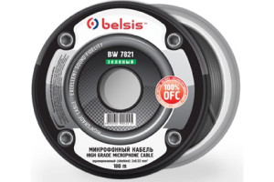 15525899 Микрофонный кабель, 2 жилы, зелёный BW7821 Belsis