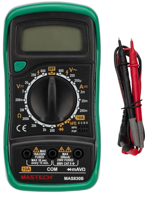 90449312 Мультиметр портативный Mastech MAS830B STLM-0840048