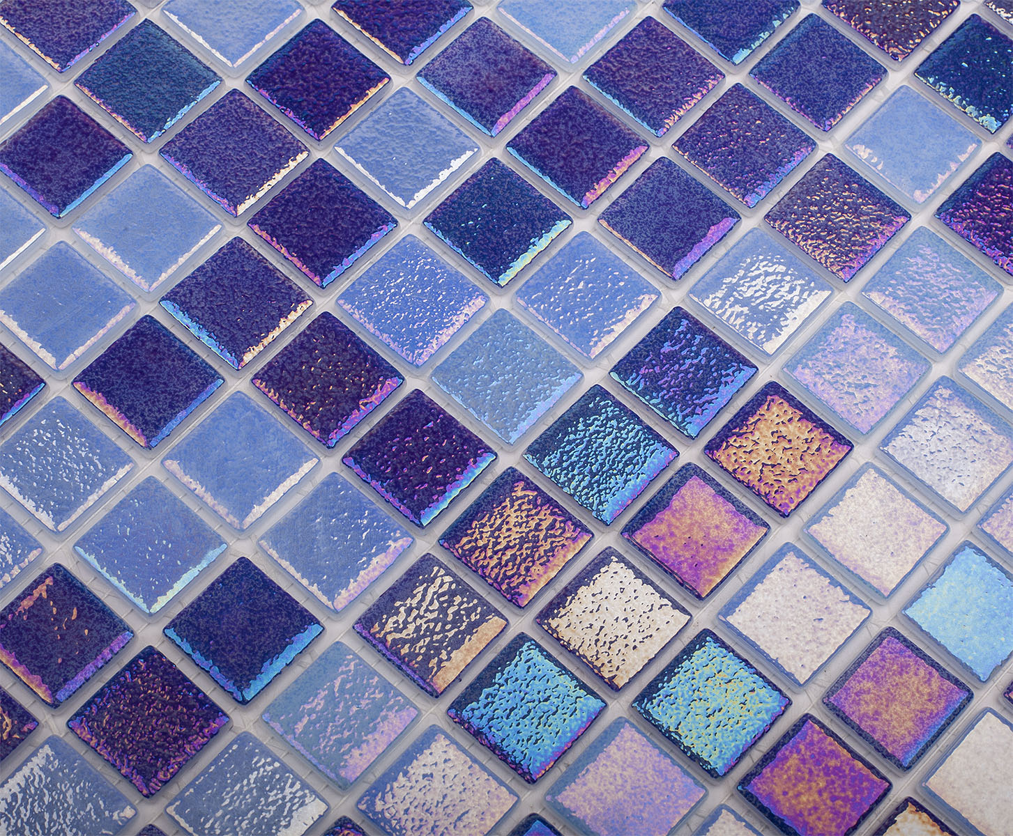 Мозаика Shell MIX DEEP BLUE – волна тропического моря STP-ST539 INCOLOR - Вид №3