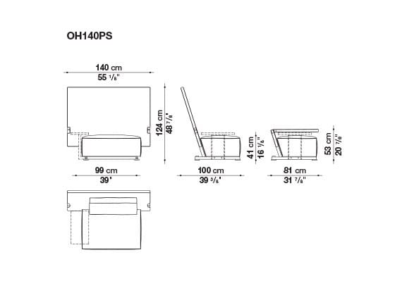 Садовое кресло с высокой спинкой B&B Italia Outdoor OH, IT RAINS! ARCH-00101935 - Вид №2