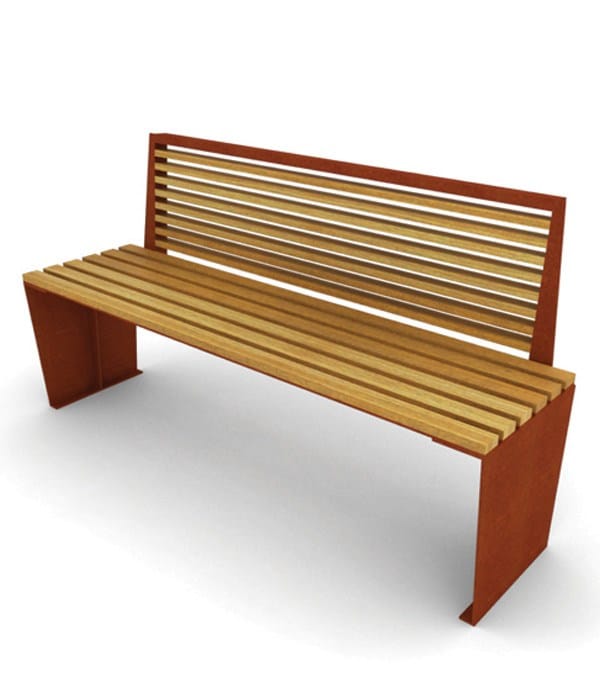 Деревянная и стальная скамья LAB23 Мэрилин ARCH-00104415 - Вид №13