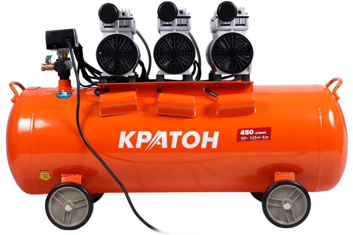 Компрессор поршневой безмасляный Кратон AC-450-100-OFS 9024840 STDN-0112495