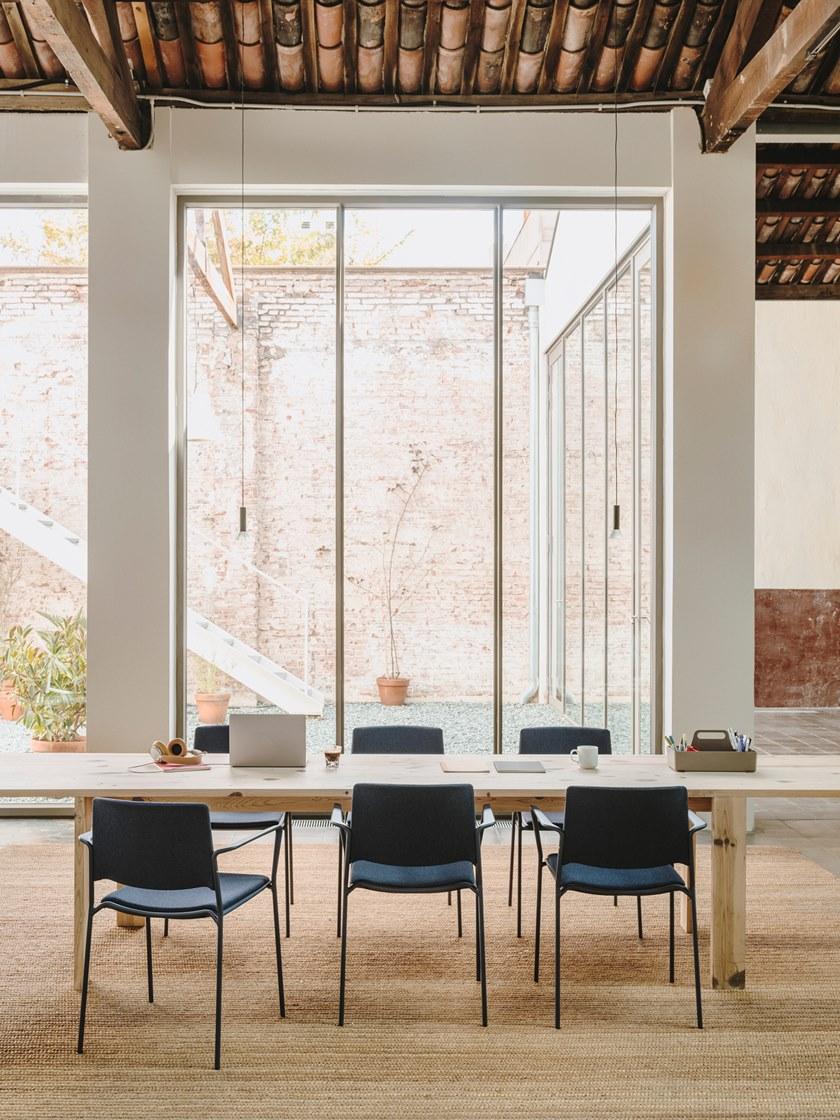 ENEA Штабелируемый тканевый стул с подлокотниками Ema sun-id-1445413 - Вид №10