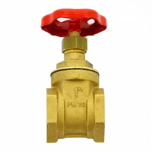 Задвижка клиновидная ВВ латунная PN10 ITAP 1"