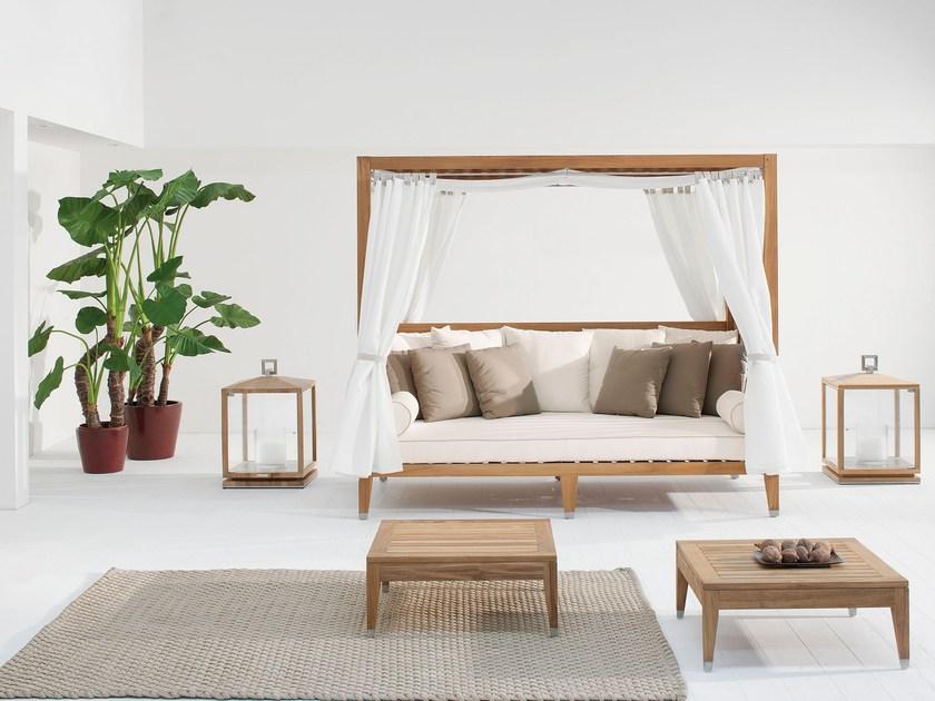 Atmosphera Низкий квадратный журнальный столик из тика Desert sun-id-1393078 - Вид №2