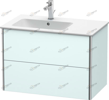 XS417600909 Тумбочка подвесная XSquare #XS4176 810 x 478 мм Светло-голубой матовый декор Duravit