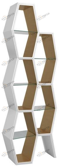 Jetclass Открытый лакированный книжный шкаф Houdi Jhd212 