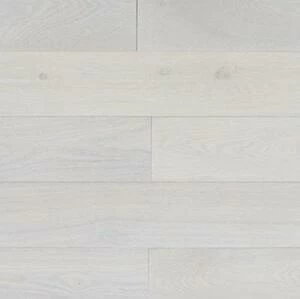 Паркетная доска Amber Wood Жемчужный Ясень с брашью (Текстурированная) 1860х189 мм.