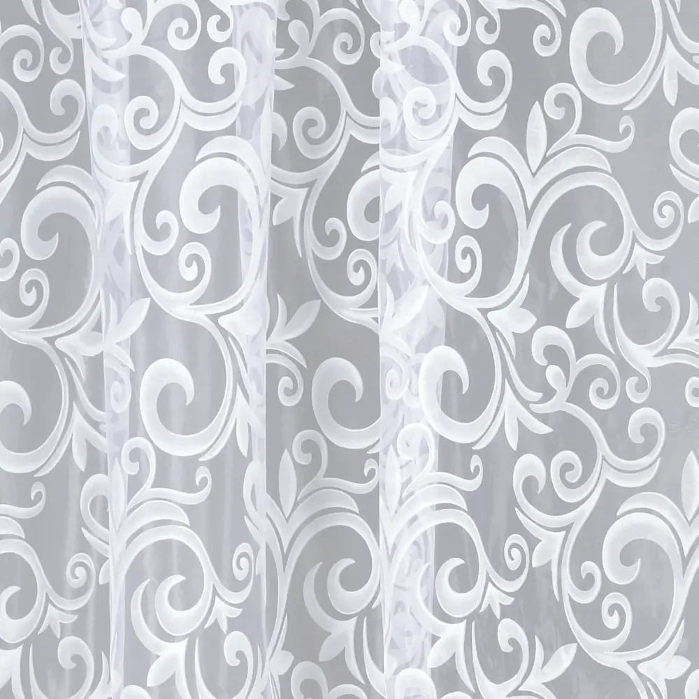 Тюль «Завиток» 1 п/м 280 см цвет белый ТОРГОВЫЙ ДОМ ТЕКСТИЛЬ STLM-2141147 - Вид №5