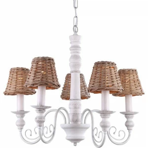 Подвесная люстра Arte Lamp Villaggio A3400LM-5BR коричневая ARTE LAMP ДИЗАЙНЕРСКИЕ, VILLAGGIO 056357 Коричневый