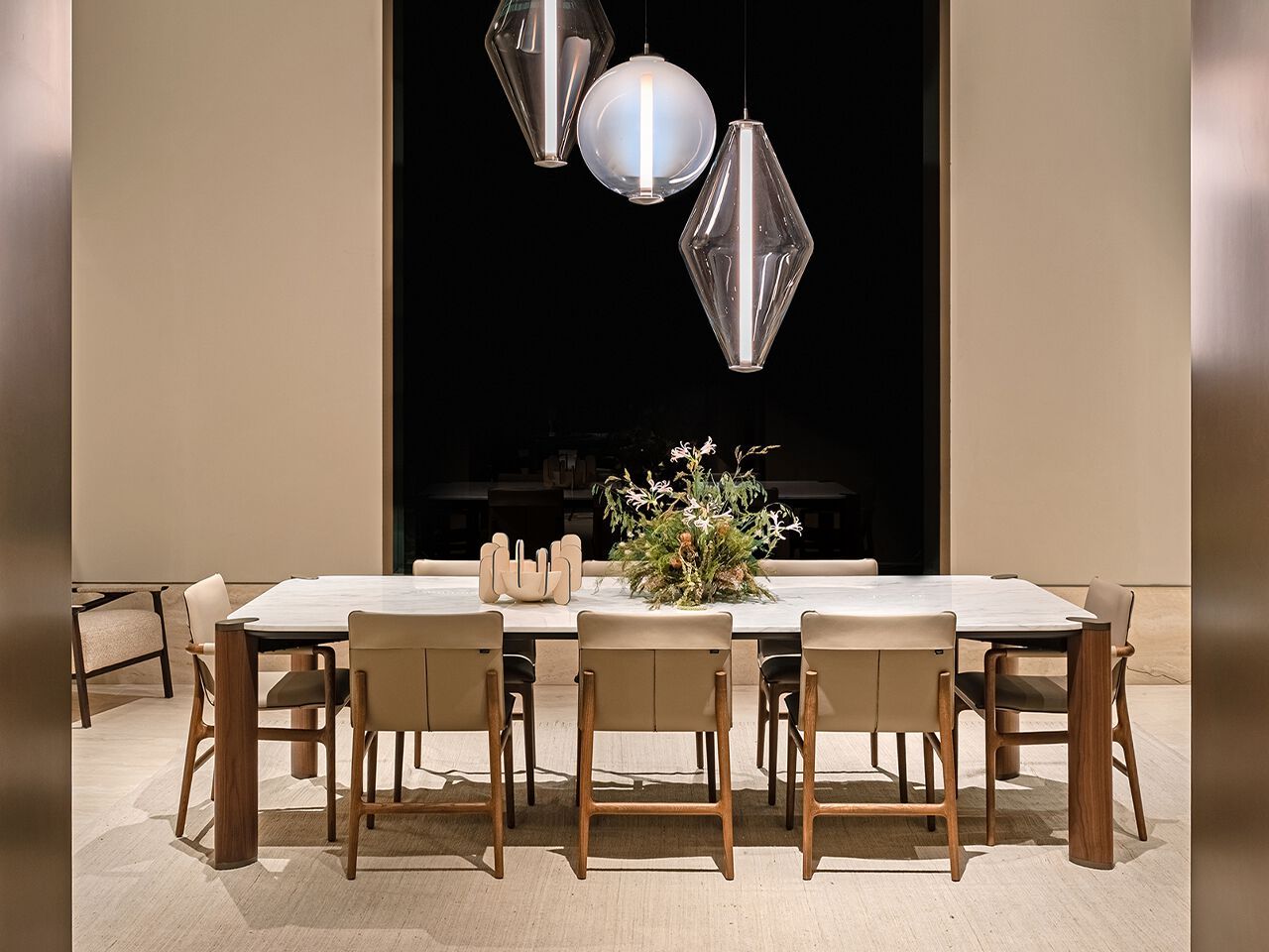 Стул грецкого ореха без подлокотников Turri NABI ARCH-00038954 - Вид №3