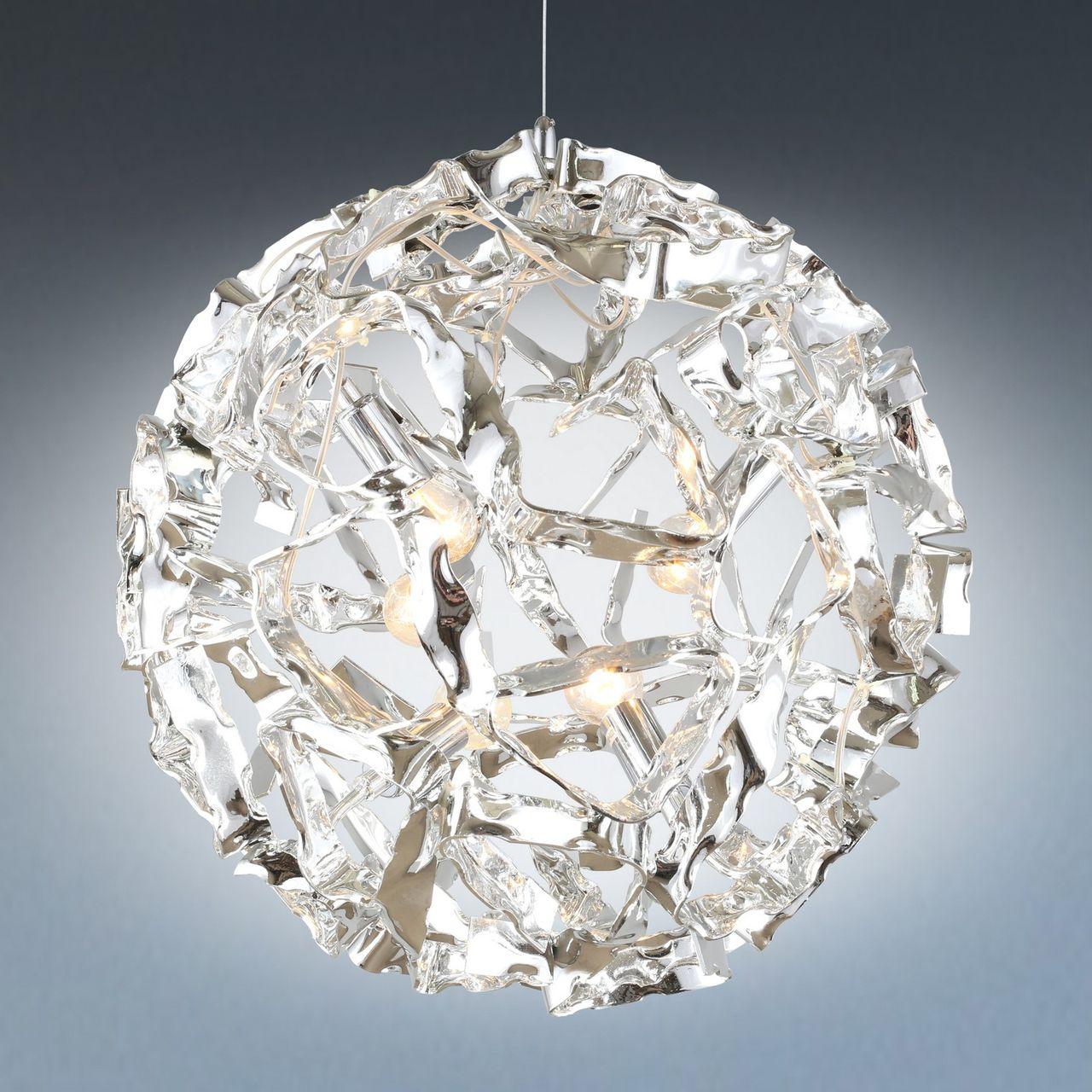 Подвесной светильник Omnilux Stracca OML-85203-05 OMNILUX ДИЗАЙНЕРСКИЕ, STRACCA 221734 Серебро  - Вид №1