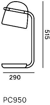 BROKIS Настольная лампа из дутого стекла с диммером Mona Pc950 - Вид №5