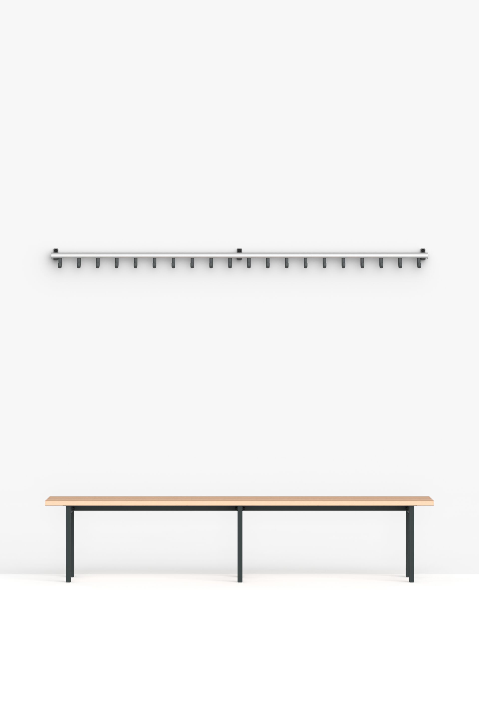 Пластиковые и алюминиевые настенные вешалки FUNCTIONALS Tertio ARCH-00003387 - Вид №5