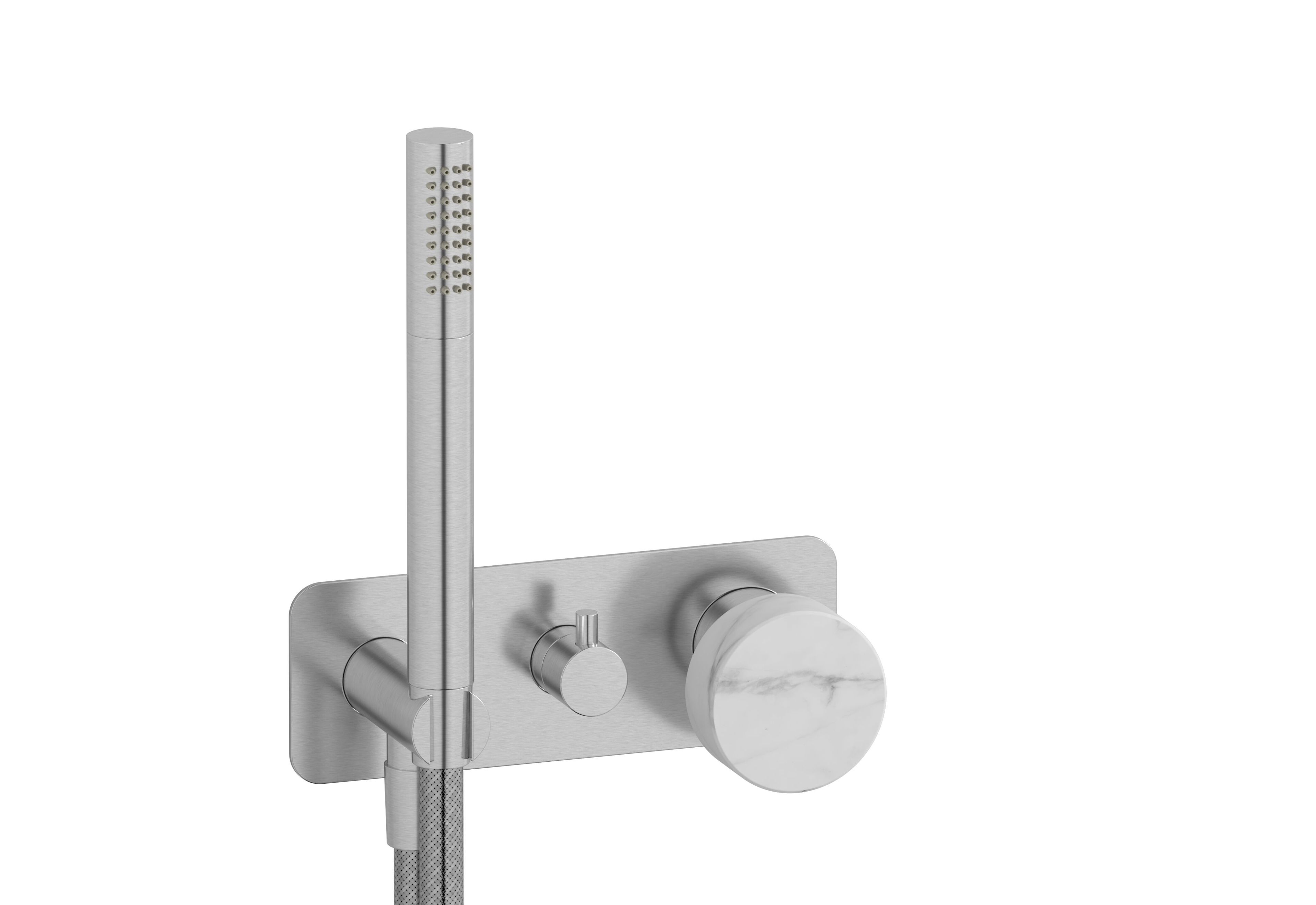 Мраморный встраиваемый смеситель для душа с ручным душем IB мрамор + мрамор Elle ARCH-00137390 - Вид №15