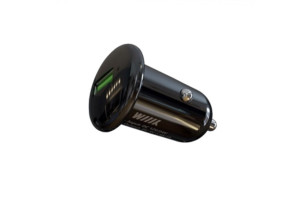 16722391 Зарядное устройство один USB-порт/QC3.0/, черный, в автомобиль UCC-1-11-B WIIIX