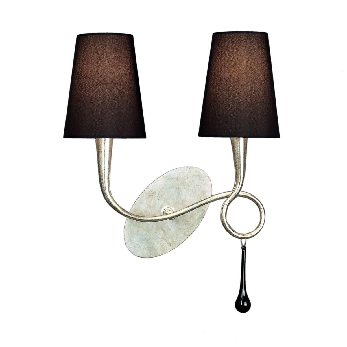 075205 Настенный светильник 2L черный Mantra Paola - Вид №4