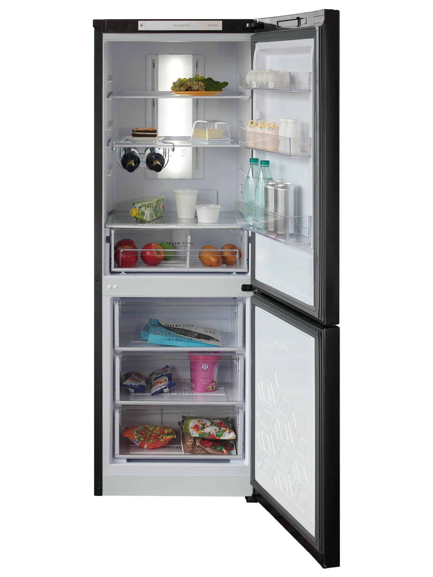 9081559 Холодильник с морозильником   Бирюса B920NF черный STDN-0011158 - Вид №4