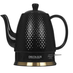9297586 Электрочайник DELTA LUX DE-1021 черный