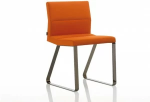 Billiani Санный стул с обивкой из ткани Inka steel