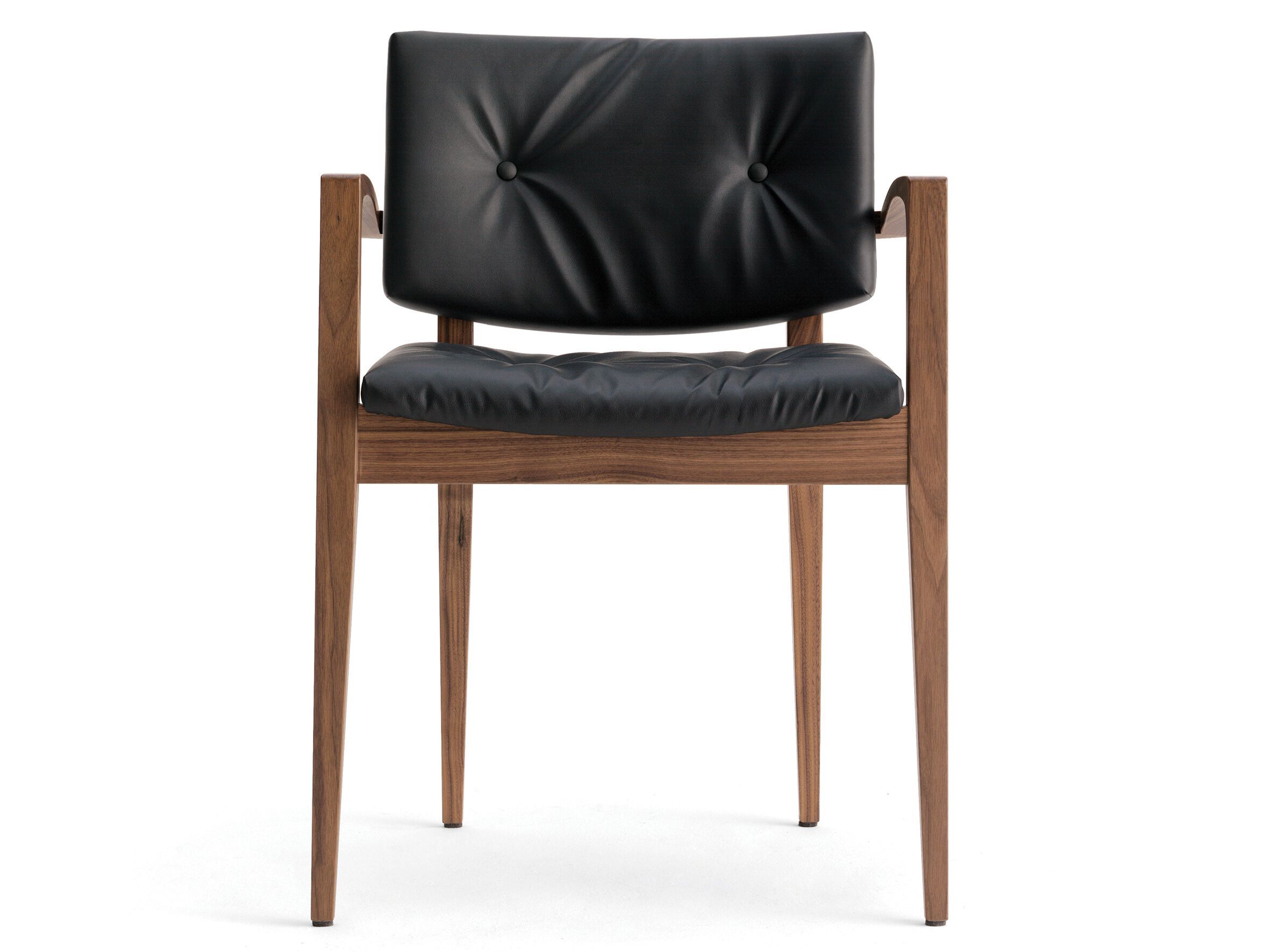 Мягкий стул из бука с подлокотниками Billiani Eileen ARCH-00084186