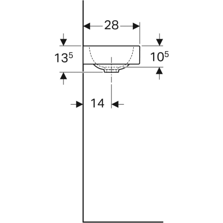 124836000 Раковина Geberit iCon Geberit  - Вид №4