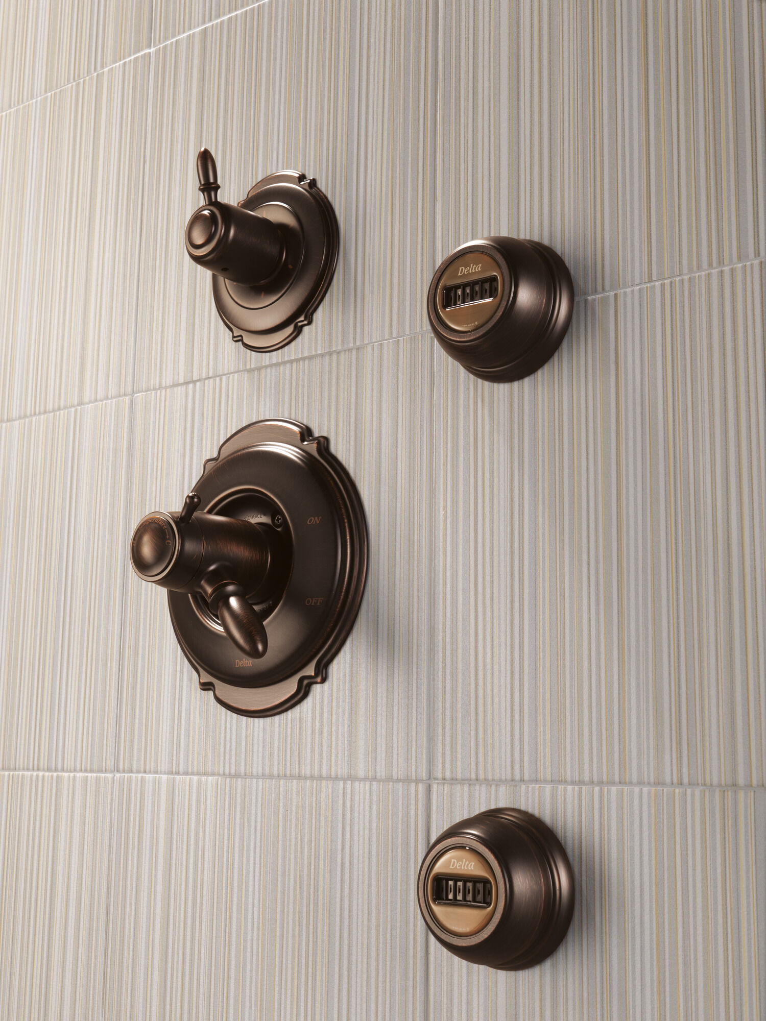 T17T055-RB Трим только для клапана серии TempAssure® 17T Delta Faucet Victorian Венецианская бронза - Вид №9