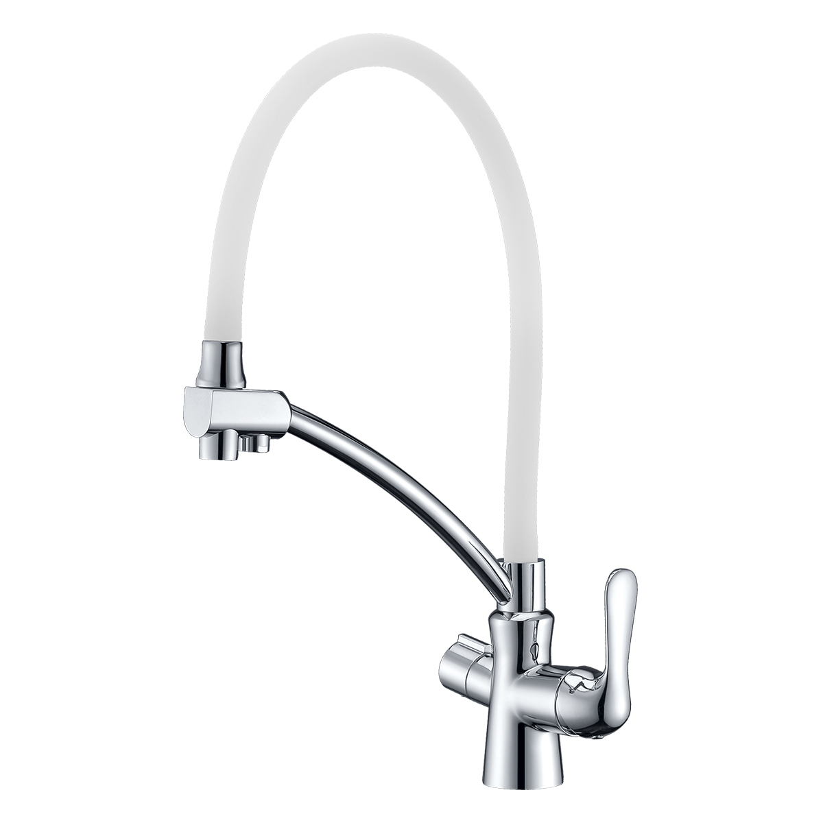 LM3070C-White Смеситель Comfort для кухни с подключением к фильтру с питьевой водой LEMARK COMFORT
