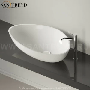 ACER1098ZZ Накладная раковина на столешницу  овальная Agape