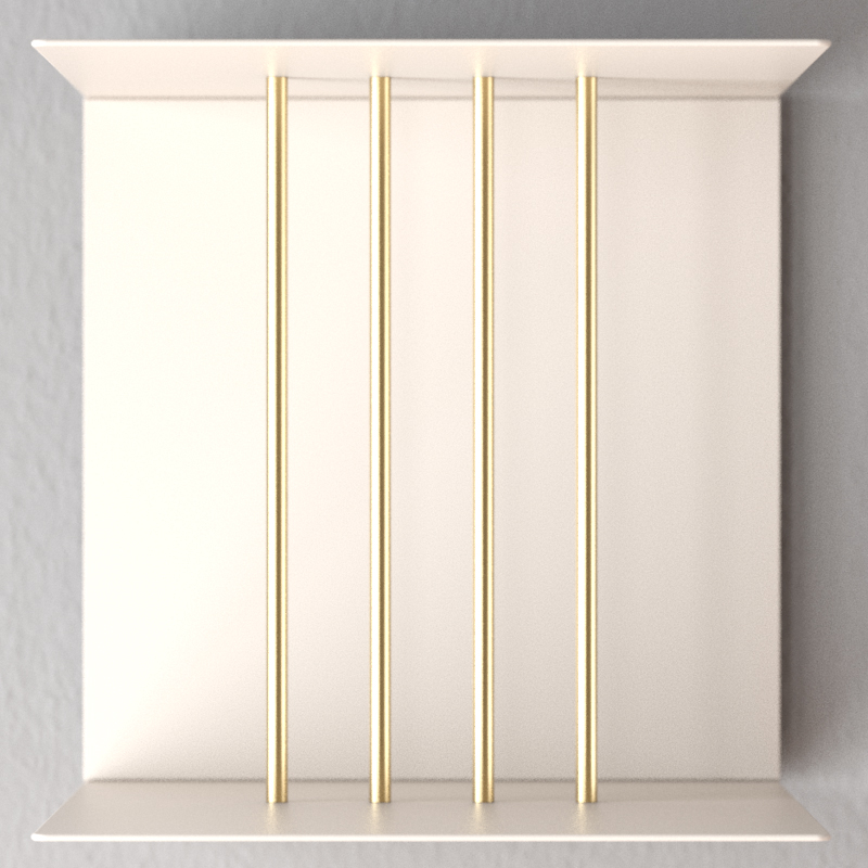 Полка с разделителем Teaser, жемчужно-белая UMAGE 5004 - Вид №4