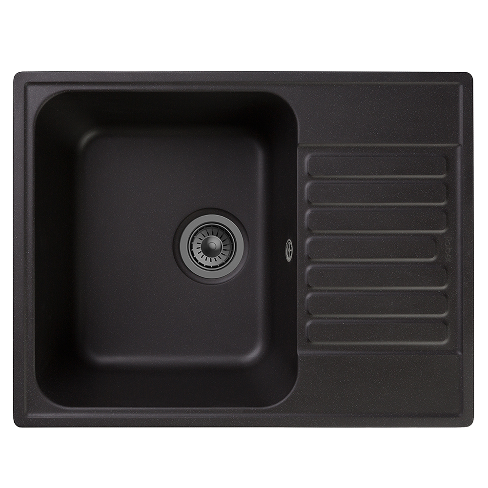 RQ89 антрацит Мойка для кухни RQ89 прямоугольная с крылом, цвет антрацит Raiber 