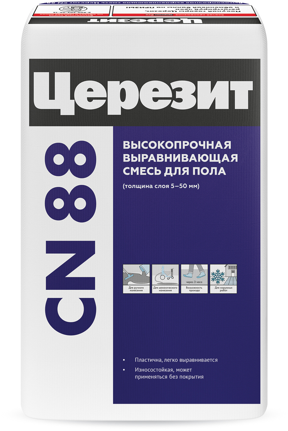 82040512 Стяжка пола CN88 высокопрочная, 25 кг STLM-0018216 CERESIT