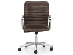 Офисное кресло с регулируемой высотой и подлокотниками с 5 спицами