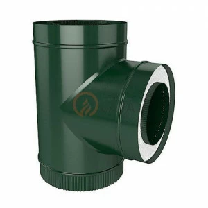 Сэндвич-тройник LAVA 200/300 мм. 90" зеленый (6005)