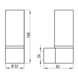 3520 001 00 Стакан Emco System Santreyd - Вид №2