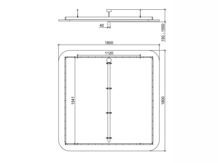 Рециркулированная пластиковая подвесная акустическая панель IMPACT ACOUSTIC® BYSSO ARCH-00117278 - Вид №10
