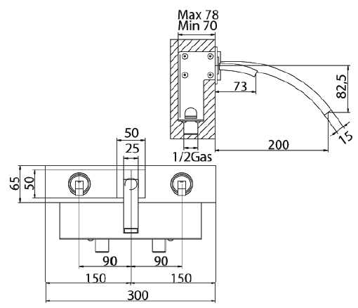 7701200000 Смеситель Bandini Seta Santreyd - Вид №2
