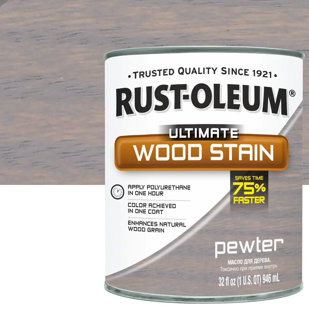 Масло тонирующее Ultimate цвет олово 0.946 л RUST-OLEUM STLM-2075175