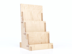 Деревянная стойка дисплея