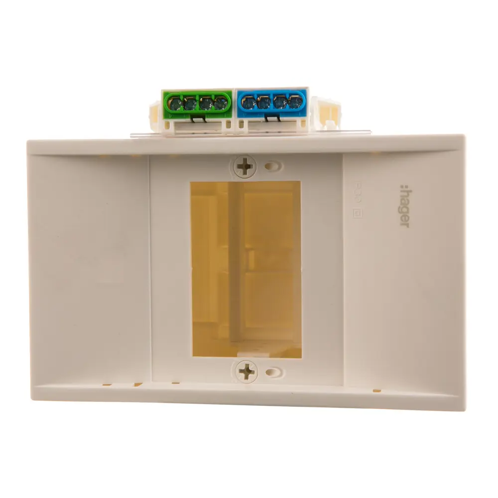 Щит распределительный навесной Hager GD104N 4 модуля IP30 пластик STLM-2110452 - Вид №1