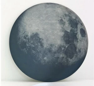 Moroso Круглое зеркало из стекла с шелкографией My moon my mirror